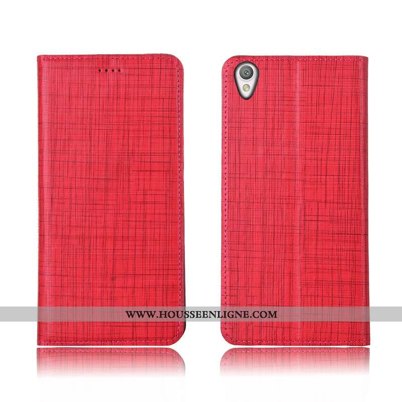 Coque Sony Xperia L1 Fluide Doux Silicone Tout Compris Cuir Nouveau Bleu