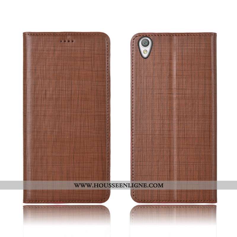 Coque Sony Xperia L1 Fluide Doux Silicone Tout Compris Cuir Nouveau Bleu