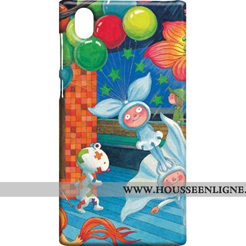 Coque Sony Xperia L1 Protection Délavé En Daim Rose Téléphone Portable Étui Difficile