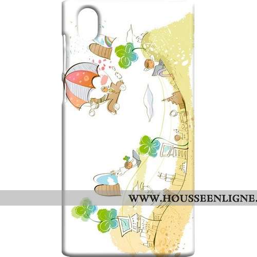 Coque Sony Xperia L1 Protection Délavé En Daim Rose Téléphone Portable Étui Difficile