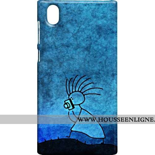 Coque Sony Xperia L1 Protection Délavé En Daim Rose Téléphone Portable Étui Difficile