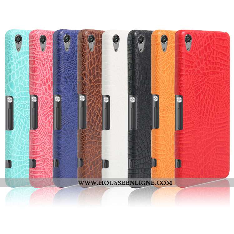 Coque Sony Xperia Xa Modèle Fleurie Protection Rouge Crocodile Difficile Étui