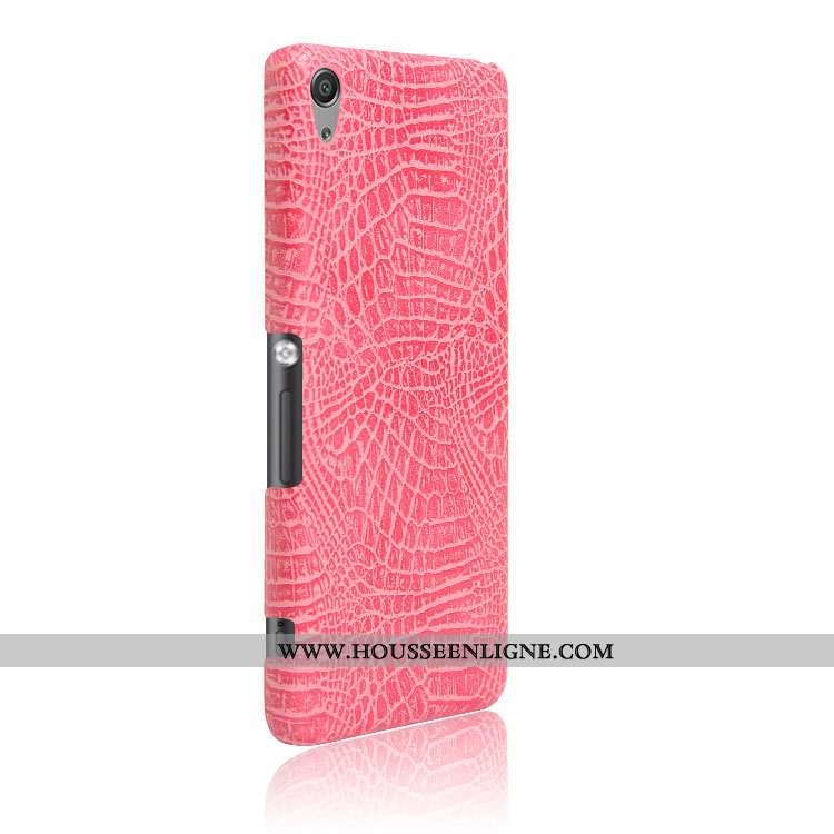 Coque Sony Xperia Xa Modèle Fleurie Protection Rouge Crocodile Difficile Étui
