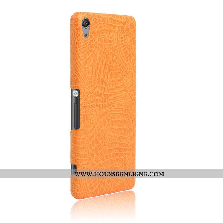 Coque Sony Xperia Xa Modèle Fleurie Protection Rouge Crocodile Difficile Étui