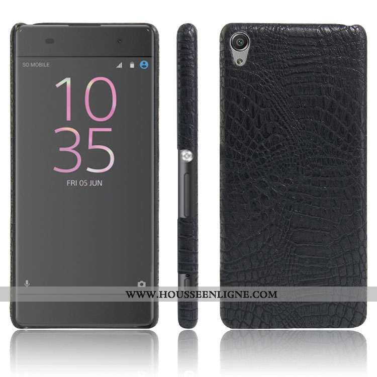 Coque Sony Xperia Xa Modèle Fleurie Protection Rouge Crocodile Difficile Étui