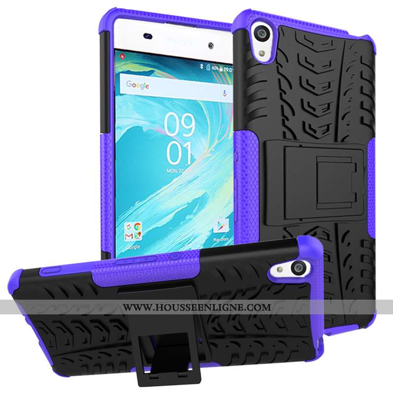 Coque Sony Xperia Xa Protection Cuir Rouge Étui Incassable Téléphone Portable