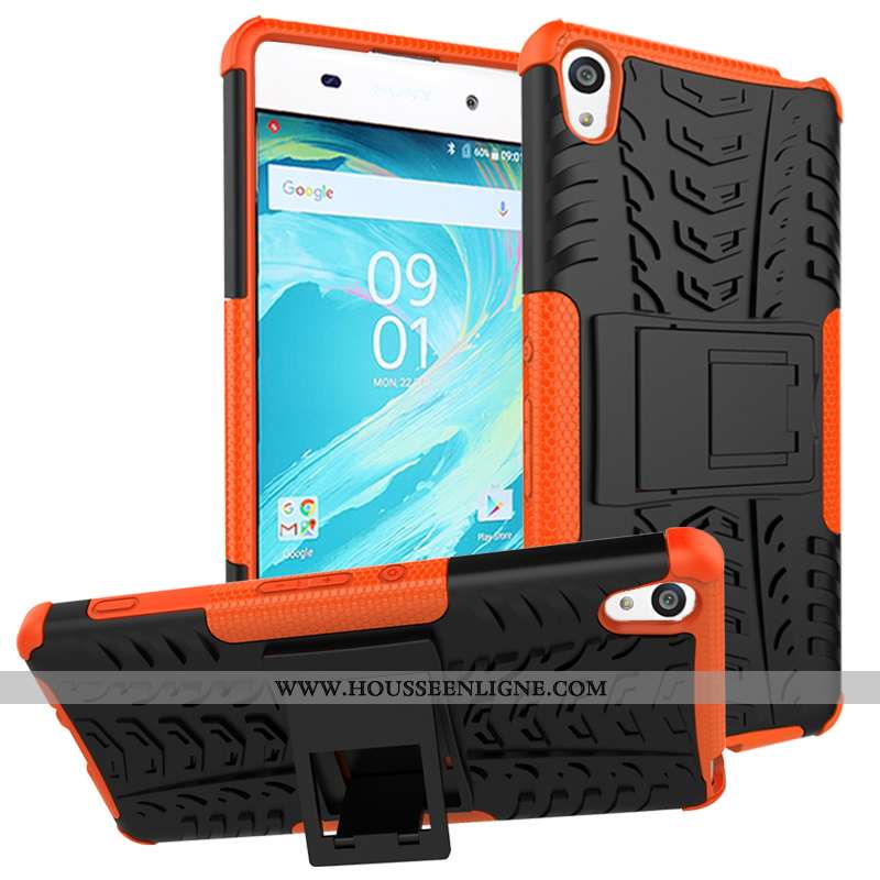 Coque Sony Xperia Xa Protection Cuir Rouge Étui Incassable Téléphone Portable