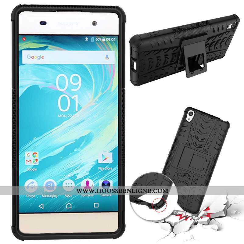 Coque Sony Xperia Xa Protection Cuir Rouge Étui Incassable Téléphone Portable