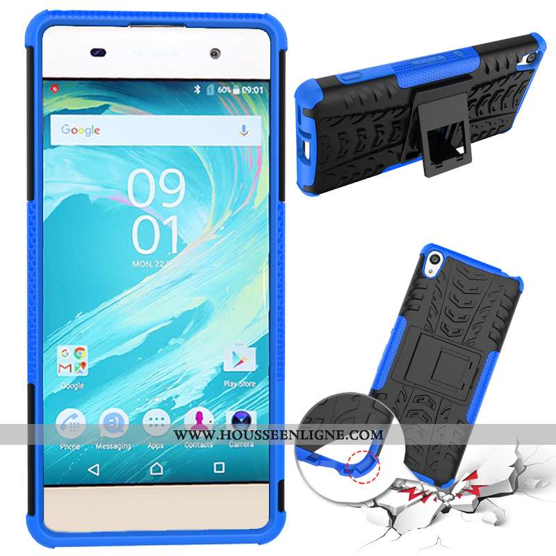 Coque Sony Xperia Xa Protection Cuir Rouge Étui Incassable Téléphone Portable