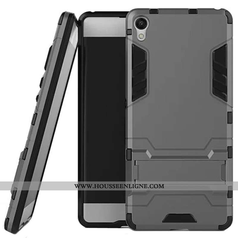 Coque Sony Xperia Xa Protection Gris Téléphone Portable Support Difficile Étui