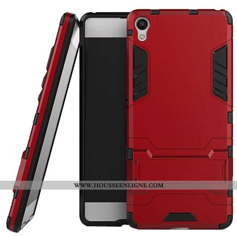 Coque Sony Xperia Xa Protection Gris Téléphone Portable Support Difficile Étui