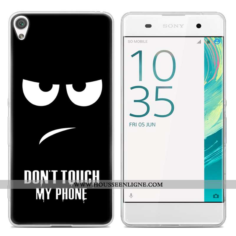 Coque Sony Xperia Xa Tendance Transparent Téléphone Portable Peinture Étui Incassable Créatif Rose