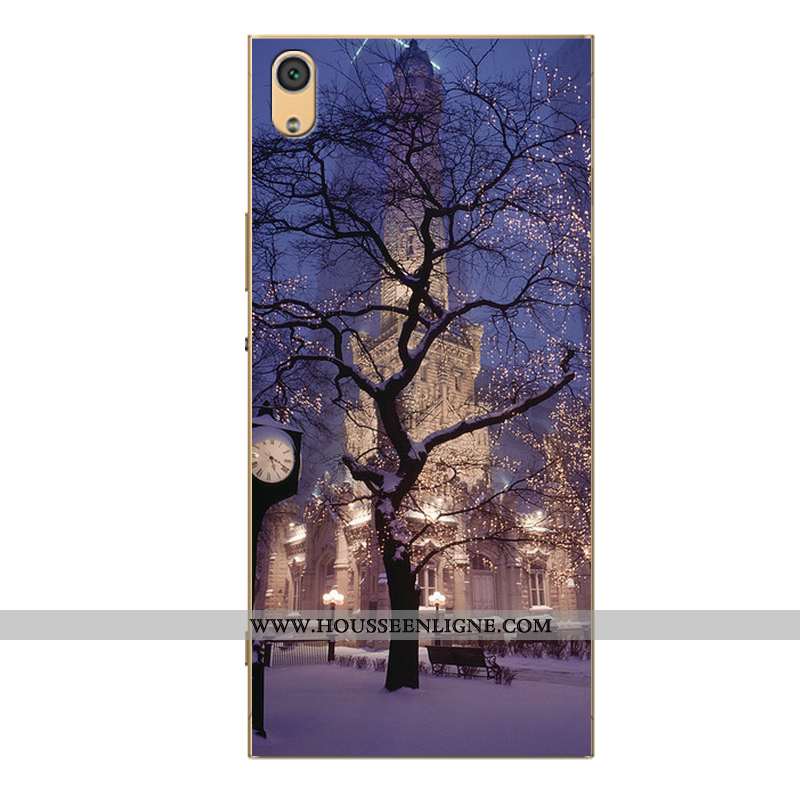 Coque Sony Xperia Xa Ultra Personnalité Dessin Animé Protection Bleu Tout Compris Étui
