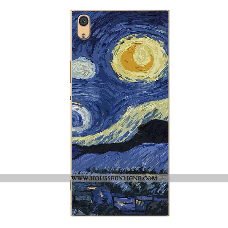 Coque Sony Xperia Xa Ultra Personnalité Dessin Animé Protection Bleu Tout Compris Étui