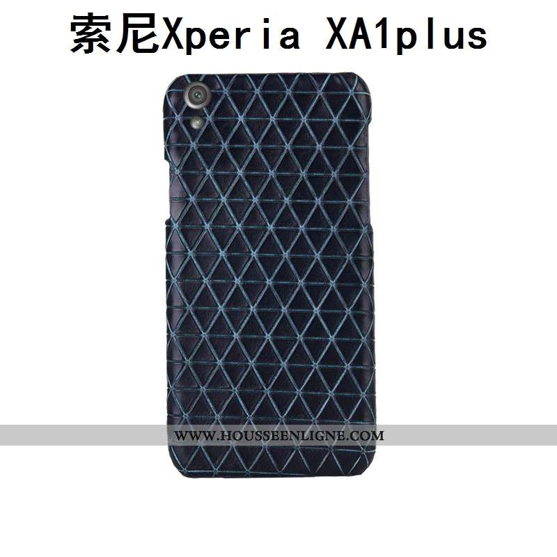 Coque Sony Xperia Xa1 Plus Luxe Personnalité Couvercle Arrière Personnalisé Créatif Noir