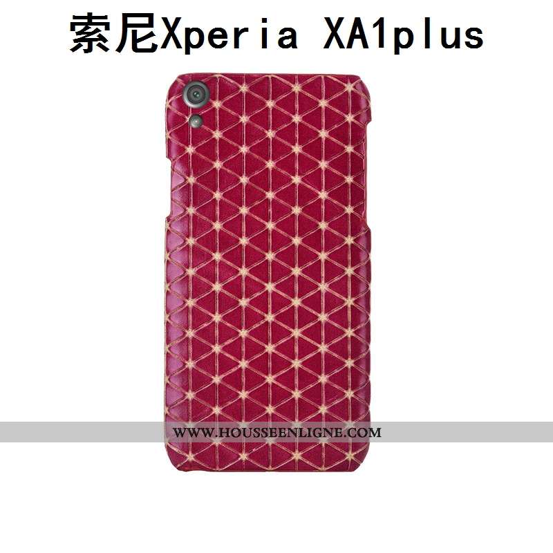 Coque Sony Xperia Xa1 Plus Luxe Personnalité Couvercle Arrière Personnalisé Créatif Noir