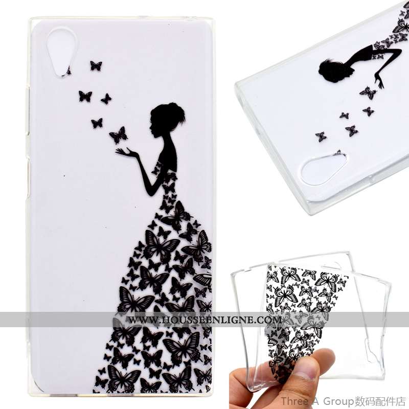 Coque Sony Xperia Xa1 Plus Protection Bleu Téléphone Portable Étui