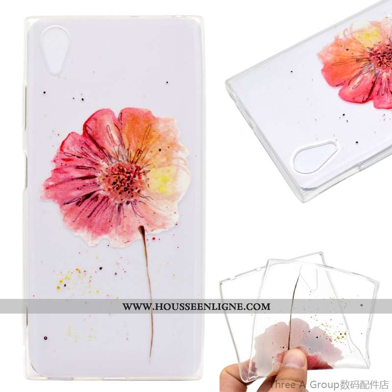 Coque Sony Xperia Xa1 Plus Protection Bleu Téléphone Portable Étui