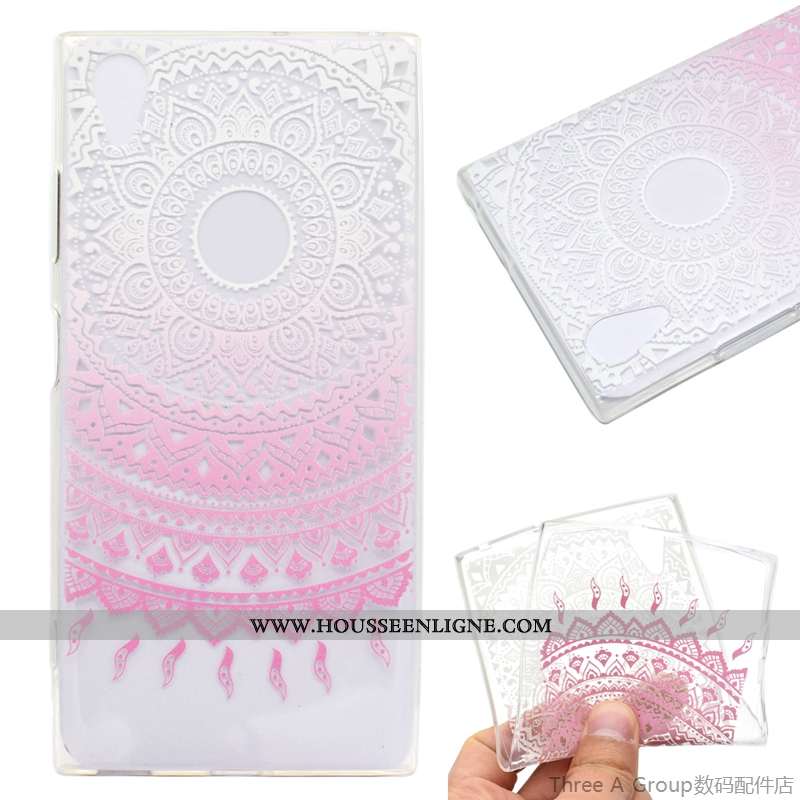 Coque Sony Xperia Xa1 Plus Protection Bleu Téléphone Portable Étui