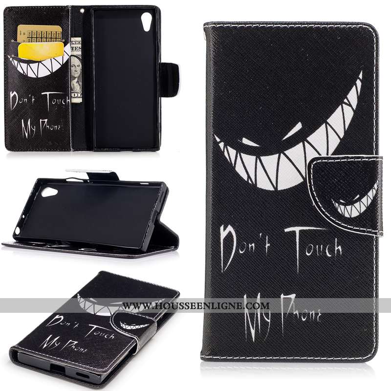 Coque Sony Xperia Xa1 Protection Portefeuille Téléphone Portable Housse Étui Blanc Blanche