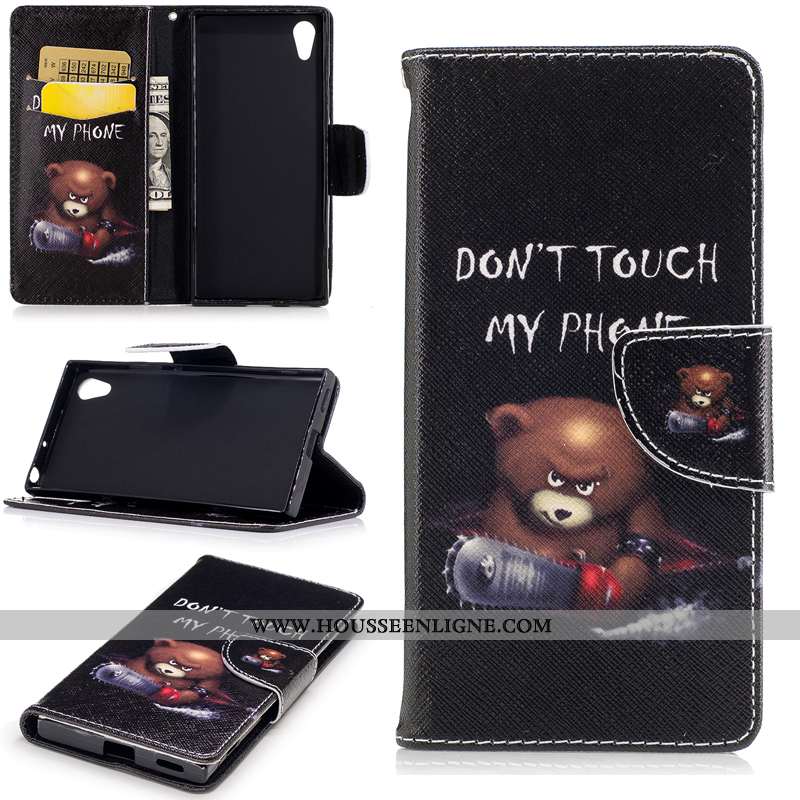 Coque Sony Xperia Xa1 Protection Portefeuille Téléphone Portable Housse Étui Blanc Blanche