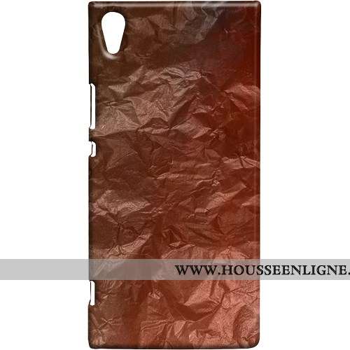 Coque Sony Xperia Xa1 Ultra Créatif Tendance Métal Téléphone Portable Bleu Étui