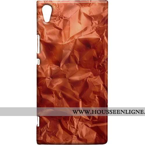 Coque Sony Xperia Xa1 Ultra Créatif Tendance Métal Téléphone Portable Bleu Étui