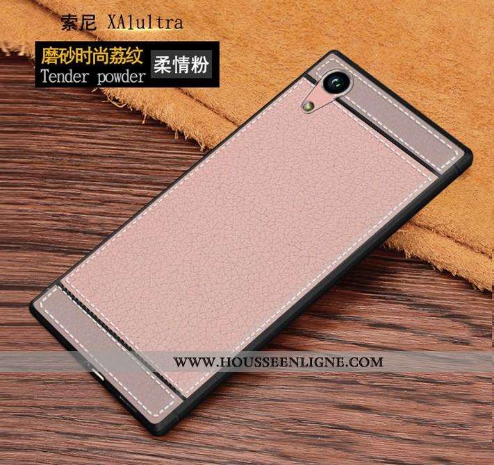 Coque Sony Xperia Xa1 Ultra Personnalité Fluide Doux Tout Compris Rose Téléphone Portable Protection