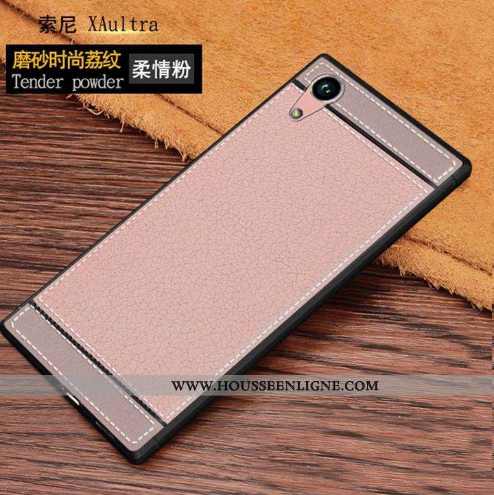 Coque Sony Xperia Xa1 Ultra Personnalité Fluide Doux Tout Compris Rose Téléphone Portable Protection