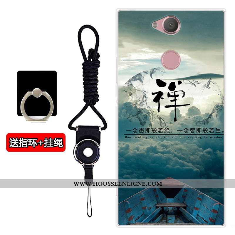 Coque Sony Xperia Xa2 Fluide Doux Mode Téléphone Portable Noir Tout Compris Incassable