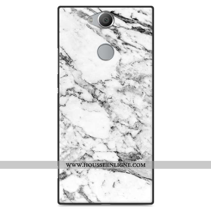 Coque Sony Xperia Xa2 Plus Protection En Bois Simple Vent Téléphone Portable Fluide Doux Étui Gris