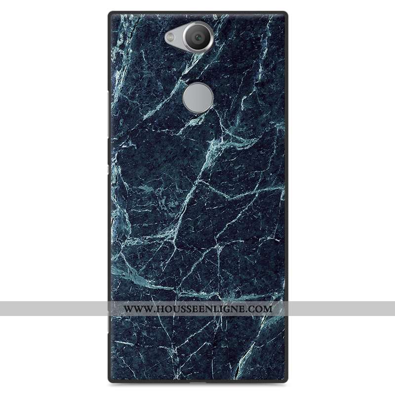 Coque Sony Xperia Xa2 Plus Protection En Bois Simple Vent Téléphone Portable Fluide Doux Étui Gris