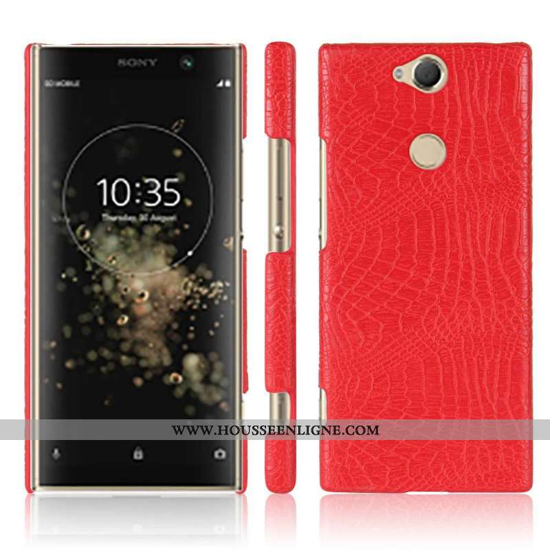 Coque Sony Xperia Xa2 Plus Protection Étui Téléphone Portable Bleu Marin Bleu Foncé
