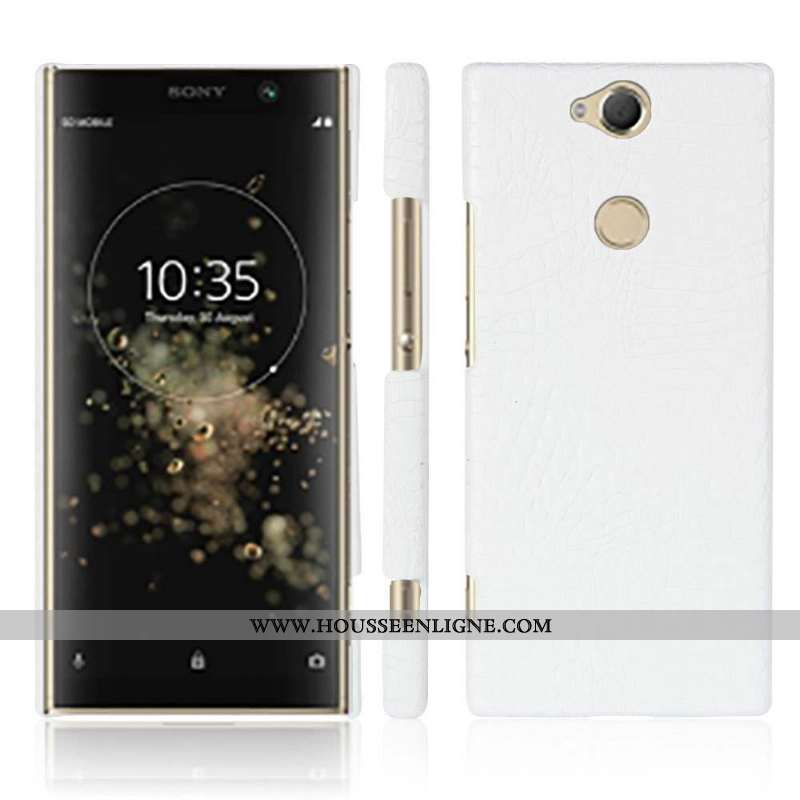 Coque Sony Xperia Xa2 Plus Protection Étui Téléphone Portable Bleu Marin Bleu Foncé