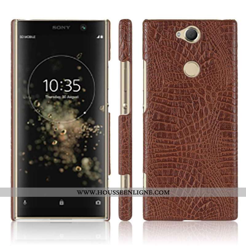 Coque Sony Xperia Xa2 Plus Protection Étui Téléphone Portable Bleu Marin Bleu Foncé