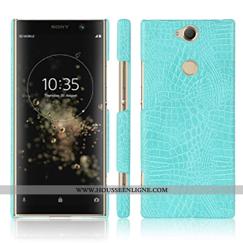 Coque Sony Xperia Xa2 Plus Protection Étui Téléphone Portable Bleu Marin Bleu Foncé