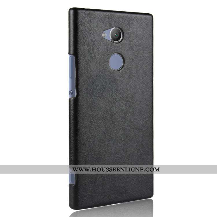 Coque Sony Xperia Xa2 Protection Cuir Téléphone Portable Difficile Rouge Étui