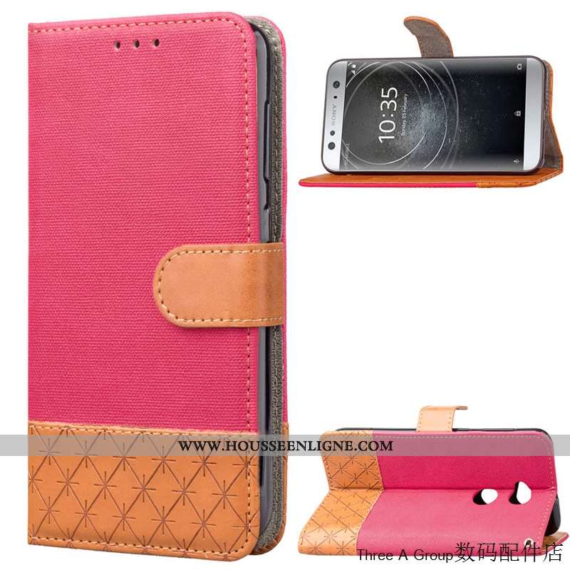 Coque Sony Xperia Xa2 Ultra Cuir Personnalité Créatif Vert Téléphone Portable Étui Carte Verte