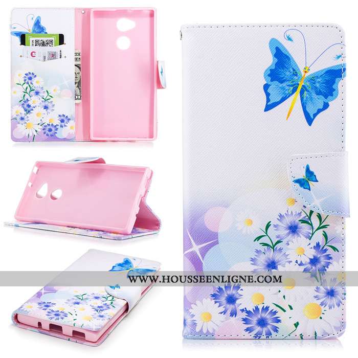 Coque Sony Xperia Xa2 Ultra Protection Personnalité Téléphone Portable Housse Bleu Incassable