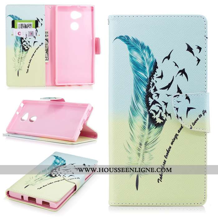 Coque Sony Xperia Xa2 Ultra Protection Personnalité Téléphone Portable Housse Bleu Incassable