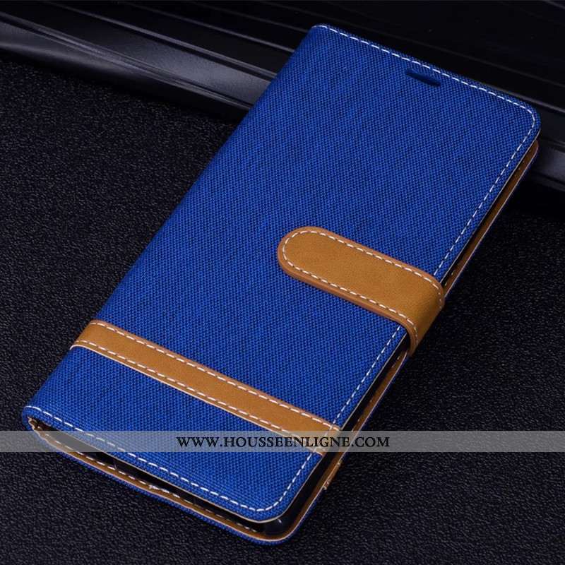 Coque Sony Xperia Xz Premium Protection Créatif Nouveau Étui Housse En Denim Violet