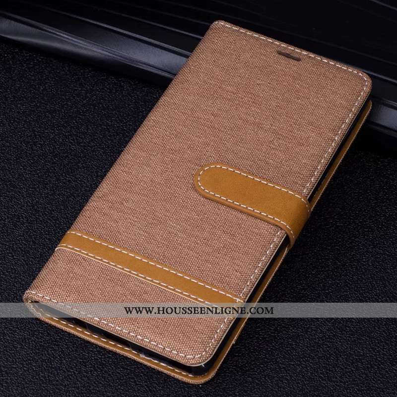 Coque Sony Xperia Xz Premium Protection Créatif Nouveau Étui Housse En Denim Violet