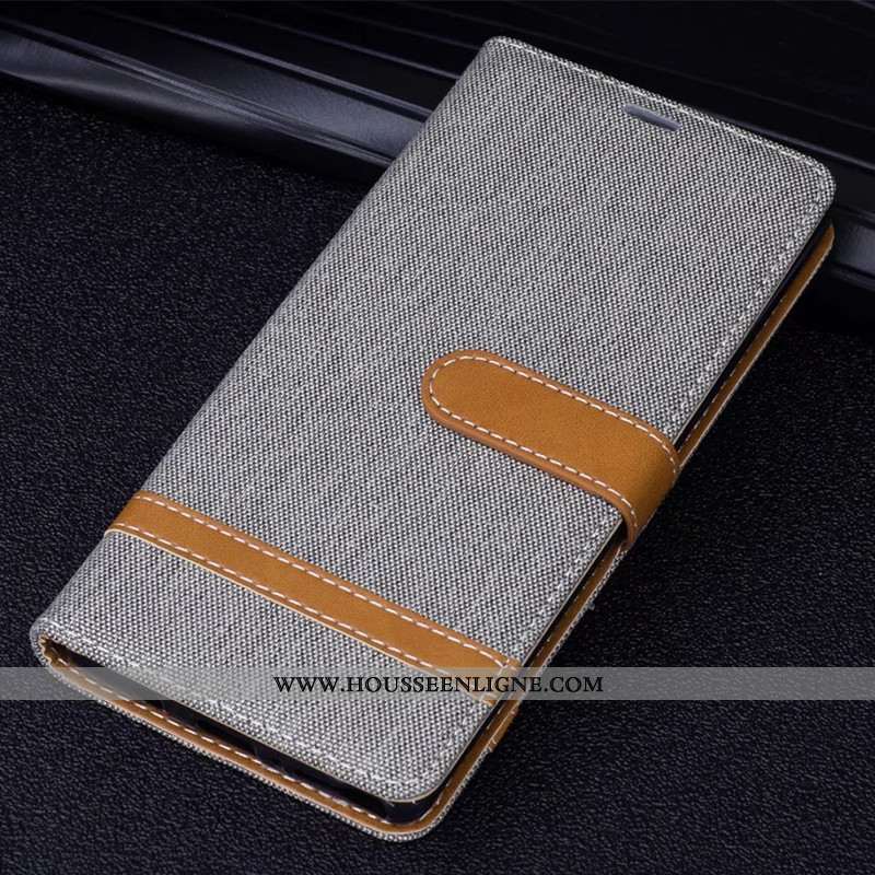 Coque Sony Xperia Xz Premium Protection Créatif Nouveau Étui Housse En Denim Violet