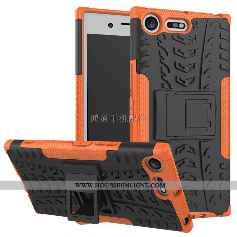 Coque Sony Xperia Xz Premium Protection Créatif Étui Téléphone Portable Noir Trois Défenses Modèle F
