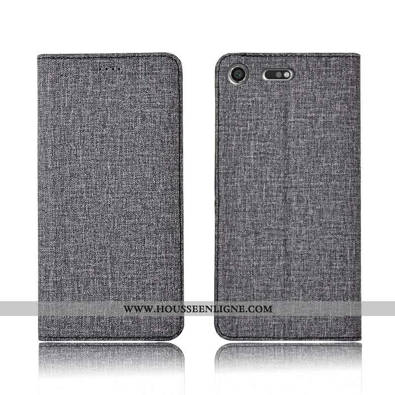 Coque Sony Xperia Xz1 Compact Fluide Doux Silicone Clamshell Incassable Téléphone Portable Protectio