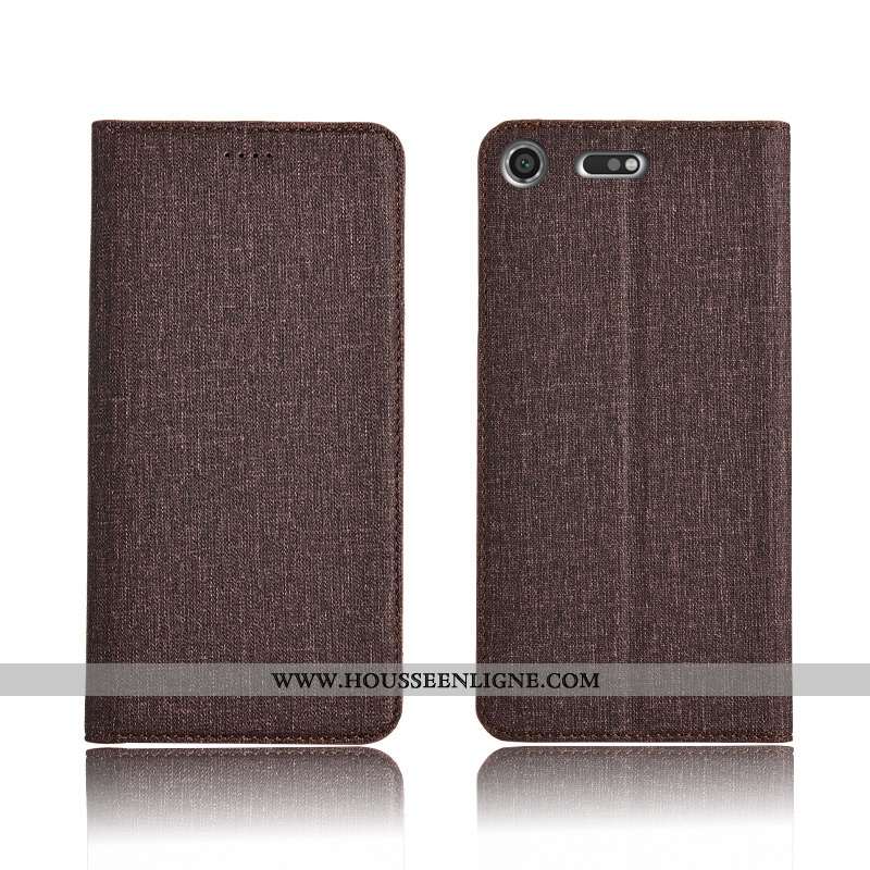 Coque Sony Xperia Xz1 Compact Fluide Doux Silicone Clamshell Incassable Téléphone Portable Protectio