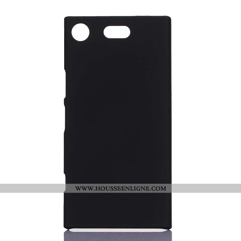 Coque Sony Xperia Xz1 Compact Protection Délavé En Daim Téléphone Portable Étui Bleu Difficile