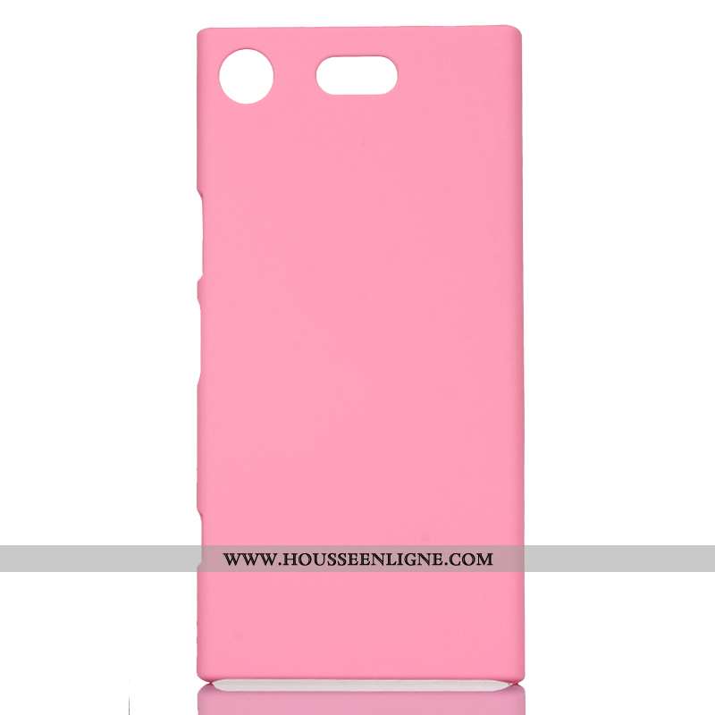 Coque Sony Xperia Xz1 Compact Protection Délavé En Daim Téléphone Portable Étui Bleu Difficile