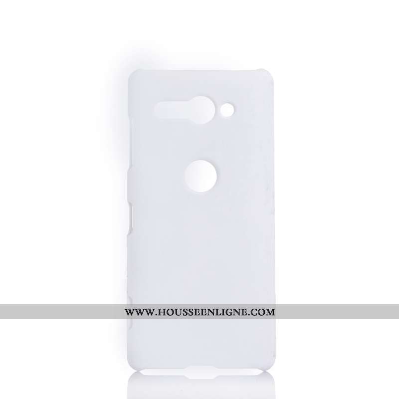Coque Sony Xperia Xz2 Compact Délavé En Daim Protection Difficile Couleur Unie Téléphone Portable In