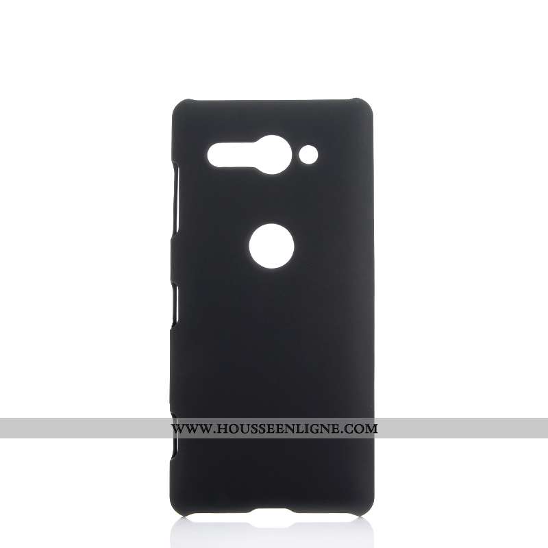 Coque Sony Xperia Xz2 Compact Délavé En Daim Protection Difficile Couleur Unie Téléphone Portable In